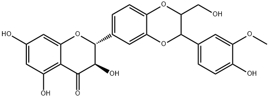 シリビンA,B (MIXTURE) 化學(xué)構(gòu)造式