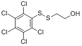 2-[(pentachlorophenyl)dithio]ethanol Struktur