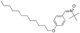 alpha-(4-dodecyloxyphenyl)-N-tert-butyl nitrone Struktur