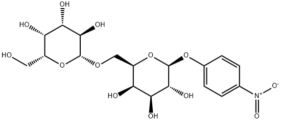 P-NITROPHENYL 6-O-B-D-GALACTOPYRANOSYL-B -D-GALACTO Struktur