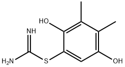 Pseudourea, 2-(2,5-dihydroxy-3,4-xylyl)-2-thio- (8CI) Struktur