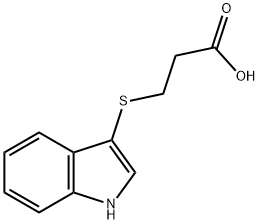 3-(1H-INDOL-3-YLSULFANYL)-PROPIONIC ACID Struktur