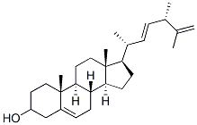 ergosta-5,22,25-trien-3-ol Struktur