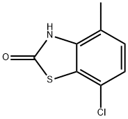 7-CHLORO-4-METHYL-2(3H)-BENZOTHIAZOLONE Struktur