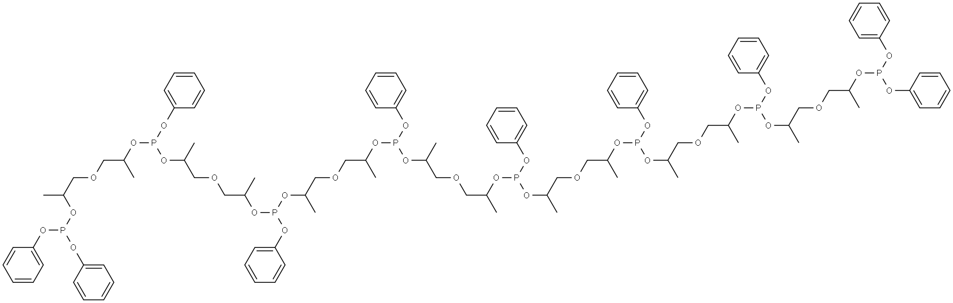 Poly(dipropyleneglycol)phenyl phosphite Struktur