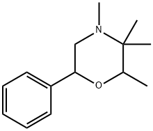 Morpholine, 2,3,3,4-tetramethyl-6-phenyl- (9CI) Struktur