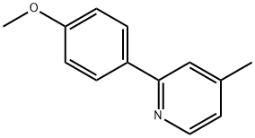 2-(4-METHOXY-PHENYL)-4-METHYL-PYRIDINE Struktur