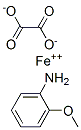 iron(+2) cation, 3-methoxyaniline, oxalate Struktur