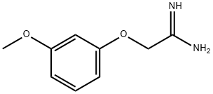 2-(3-methoxyphenoxy)ethanimidamide Struktur