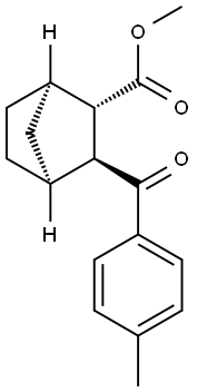 ENDO-3-(4-METHYLBENZOYL)BI-CYCLO[2.2.1]HEPTANE-EXO-2-CARBOXYLIC ACID, METHYL ESTER Struktur