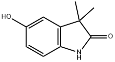 5-hydroxy-3,3-diMethyl-2,3-dihydro-1H-indol-2-one Struktur