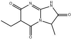 Imidazo[1,2-a]pyrimidine-2,5,7(1H,3H,6H)-trione, 6-ethyl-3-methyl- (9CI) Struktur