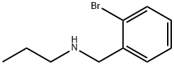 N-(2-BROMOPHENYLMETHYL)PROPYLAMINE Struktur