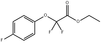 Difluoro-(4-fluoro-phenoxy)-acetic acid ethyl ester Struktur