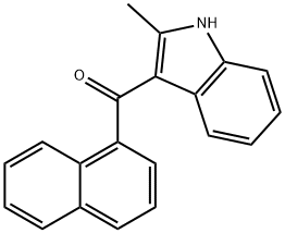 (2-Methyl-1H-indol-3-yl)-1-naphthalenylmethanone Struktur