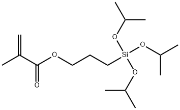 METHACRYLOXYPROPYLTRIISOPROPOXYSILANE Struktur