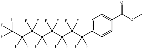 METHYL 4-(PERFLUOROOCTYL)BENZOATE Struktur