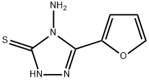 4-AMINO-5-(2-FURYL)-4H-1,2,4-TRIAZOLE-3-THIOL Struktur