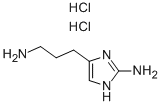 4-(3-AMINO-PROPYL)-1H-IMIDAZOL-2-YLAMINE 2HCL Struktur