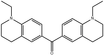 bis(1-ethyl-1,2,3,4-tetrahydroquinolin-6-yl) ketone Struktur