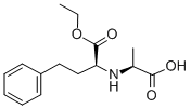 Benzenebutanoicacid,-[[(1S)-1-carboxyethyl]amino]-,monoethylester,hydrochloride,(S)-(9CI) Struktur