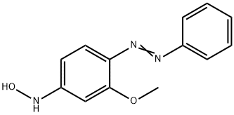 N-hydroxy-3-methoxy-4-(phenylazo)-benzenamine Struktur