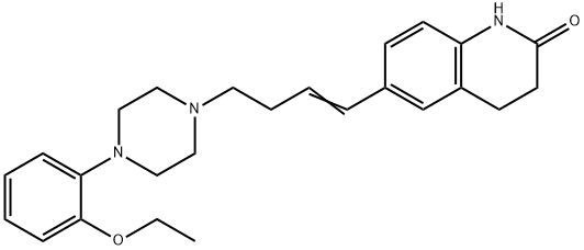 2(1H)-Quinolinone, 3,4-dihydro-6-(4-(4-(2-ethoxyphenyl)-1-piperazinyl) -1-butenyl)- Struktur