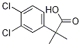 2-(3,4-Dichlorophenyl)-2-methylpropanoic acid Struktur