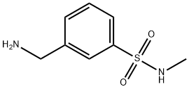 3-(aminomethyl)-N-methylbenzenesulfonamide Struktur