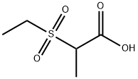 2-(ethylsulfonyl)propanoic acid Struktur