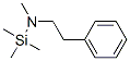 N-methyl-2-phenyl-N-trimethylsilyl-ethanamine Struktur