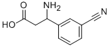 DL-3-AMINO-3-(3-CYANO-PHENYL)-PROPIONIC ACID Struktur