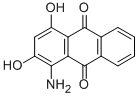 1-amino-2,4-dihydroxyanthraquinone Struktur