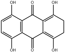 2,3-二氫-1,4,5,8-四羥基-9,10-蒽醌, 81-59-4, 結構式