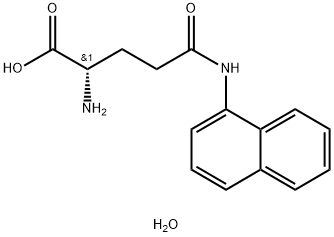 N-(GAMMA-L-GLUTAMYL)-ALPHA-NAPHTHYLAMIDE MONOHYDRATE Structure