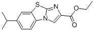 7-(1-METHYLETHYL)IMIDAZO[2,1-B]BENZOTHIAZOLE-2-CARBOXYLIC ACID ETHYL ESTER Struktur