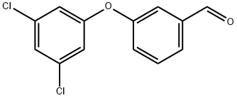 3-(3,5-二氯苯氧基)苯甲醛 結構式