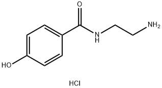 N-(2-aminoethyl)-4-hydroxybenzamide monohydrochloride Struktur