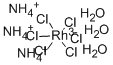 AMMONIUM HEXACHLORORHODATE(III) TRIHYDRATE Struktur