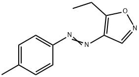 Isoxazole, 5-ethyl-4-[(4-methylphenyl)azo]- (9CI) Struktur