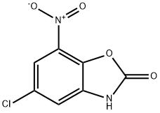 5-Chloro-7-nitro-2(3H)-benzoxazolone Struktur