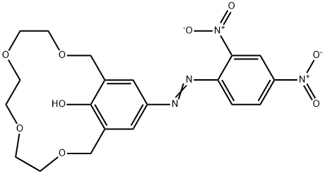 15-CROWN-4 [4-(2,4-DINITROPHENYLAZO)PHENOL] Struktur