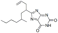 1-Allyl-3-butylbutylxanthine Struktur