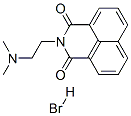 1H-Benz(de)isoquinoline-1,3(2H)-dione, 2-(2-(dimethylamino)ethyl)-, mo nohydrobromide Struktur