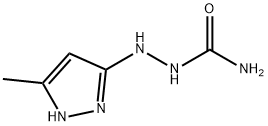 Hydrazinecarboxamide,  2-(5-methyl-1H-pyrazol-3-yl)- Struktur