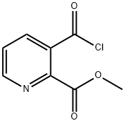 2-Pyridinecarboxylic acid, 3-(chlorocarbonyl)-, methyl ester (9CI)