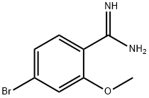 4-BROMO-2-METHOXY-BENZAMIDINE Struktur