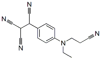 [4-[(2-cyanoethyl)ethylamino]phenyl]ethylenetricarbonitrile  Struktur