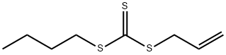 allyl butyl trithiocarbonate Struktur