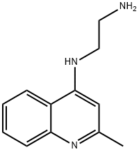 4-(2-AMINOETHYL)AMINO-2-METHYLQUINOLINE Struktur